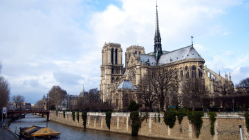 Картинка notre dame de paris города париж франция собор
