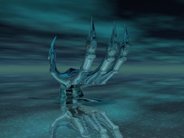 Обои картинки фото 3д, графика, horror, ужас, когти