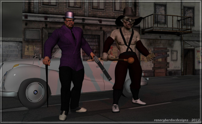 Обои картинки фото 3д, графика, people, люди, автомобиль