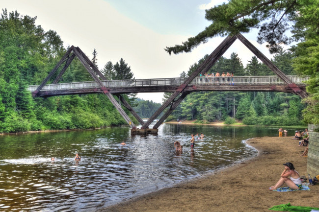 Обои картинки фото parc, de, la, mauricie, the, lake, south, wapizagonke, природа, реки, озера, квебек