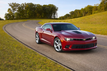 Картинка 2014 chevrolet camaro ss автомобили