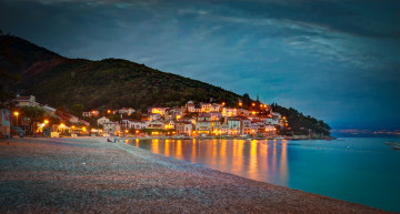 Картинка города пейзажи дома побережье хорватия