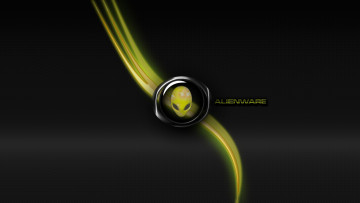 обоя компьютеры, alienware, логотип, фон