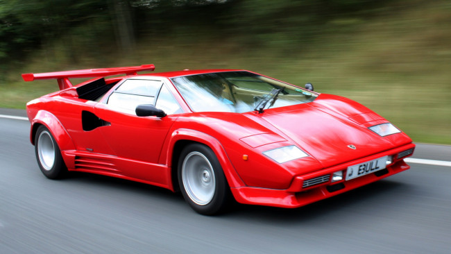 Обои картинки фото lamborghini, countach, автомобили, automobili, s, p, a, италия, спортивные
