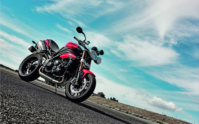 Обои картинки фото мотоциклы, triumph