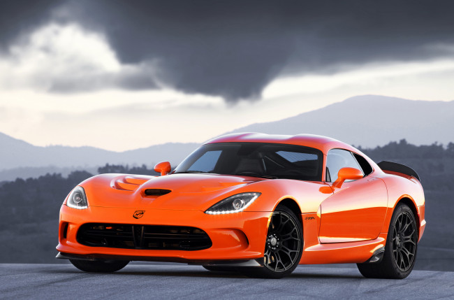Обои картинки фото 2014, srt, viper, time, attack, автомобили, dodge
