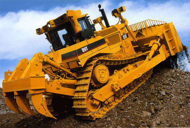 Обои картинки фото cat, d9t, техника, бульдозеры, buldozer
