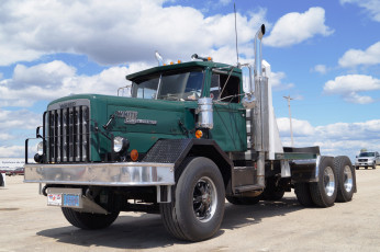 Картинка white+construcktor автомобили грузовики тягач седельный грузовик тяжёлый