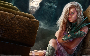 Картинка tiziano+baracchi фэнтези эльфы tiziano baracchi девушка эльфийка