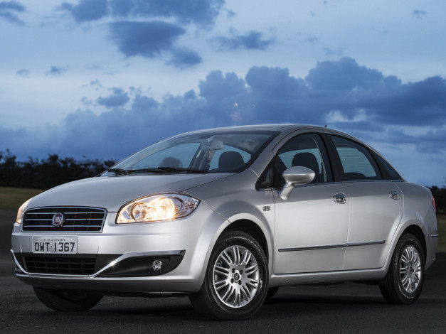 Обои картинки фото автомобили, fiat, светлый, 2014, linea, 323, br-spec