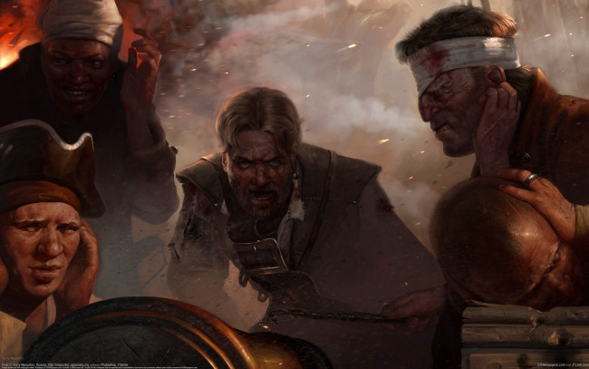 Обои картинки фото yuriy mazurkin, фэнтези, люди, yuriy, mazurkin, юрий, мазуркин, мужчины, раненые