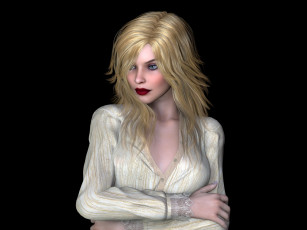 Картинка 3д+графика люди+ people фон взгляд девушка