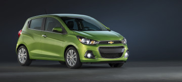 Картинка автомобили chevrolet spark 2016 г зеленый us-spec
