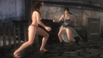 Картинка 3д+графика аниме+ anime драка фон взгляд девушки