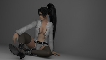 Картинка 3д+графика аниме+ anime взгляд фон девушка