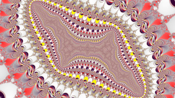 Картинка 3д+графика фракталы+ fractal цвета фон узор