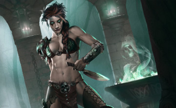 Картинка фэнтези девушки hugh pindur девушка призрак