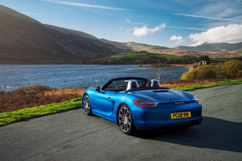 Картинка автомобили porsche boxster gts uk-spec 981 2014г