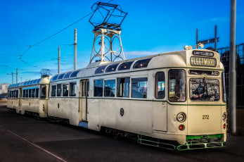 Картинка техника трамваи рельсы трамвай