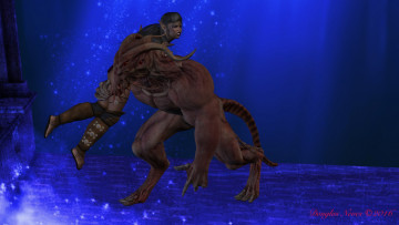 Картинка 3д+графика фантазия+ fantasy фон взгляд эльфийка пришелец