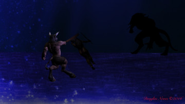 Картинка newbie+andes+tkhe+ansient+alienia 3д+графика фантазия+ fantasy эльфийка пришелец фон взгляд