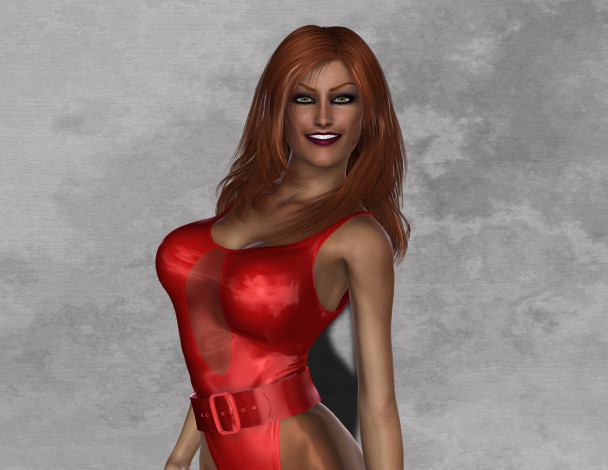 Обои картинки фото 3д графика, люди , people, фон, взгляд, девушка