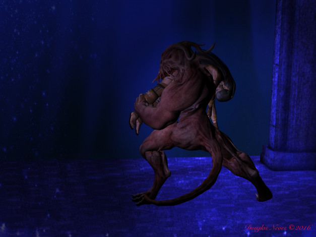 Обои картинки фото 3д графика, фантазия , fantasy, пришелец, фон, взгляд, эльфийка