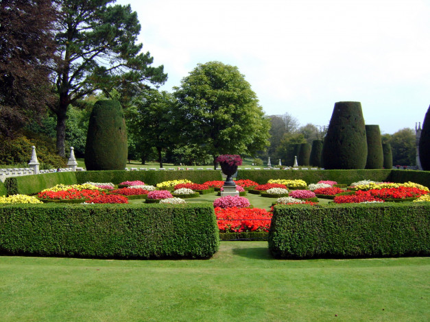 Обои картинки фото природа, парк, клумбы