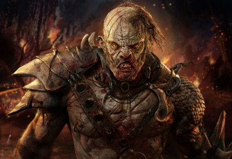 Картинка фэнтези существа орк монстр чудище морда клыки