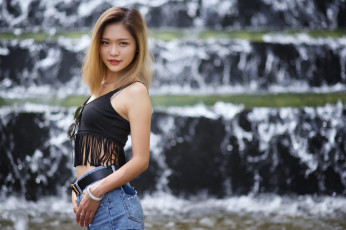 Картинка девушки -unsort+ азиатки взгляд лицо