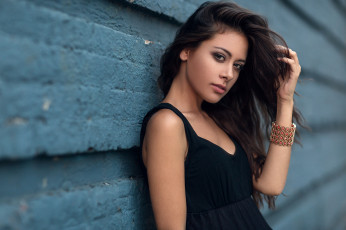 Картинка девушки -unsort+ брюнетки +шатенки взгляд лицо