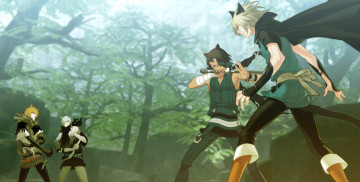 Картинка аниме lamento лес асато бой рибика коное братья уру киру