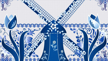 Картинка векторная+графика цветы+ flowers цветы