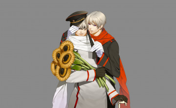 Картинка аниме hetalia +axis+powers парни
