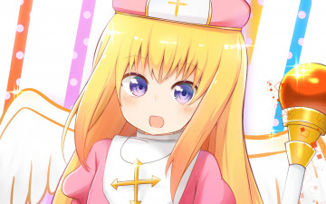 Картинка аниме gabriel+dropout фон взгляд девушка