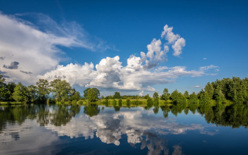 Картинка природа реки озера река лес