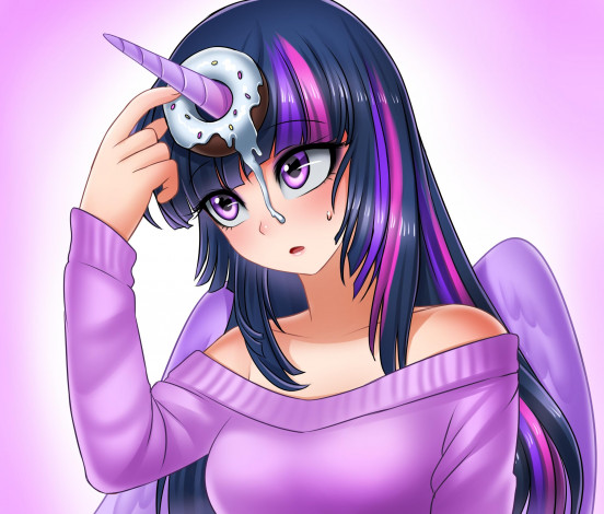 Обои картинки фото аниме, животные,  существа, девушка, взгляд, фон