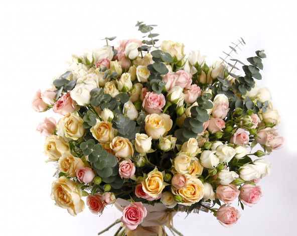 Обои картинки фото цветы, букеты,  композиции, розы