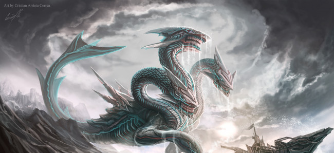 Обои картинки фото фэнтези, драконы, дракон