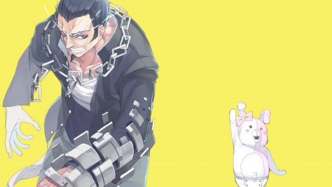 Обои картинки фото аниме, danganronpa, двое
