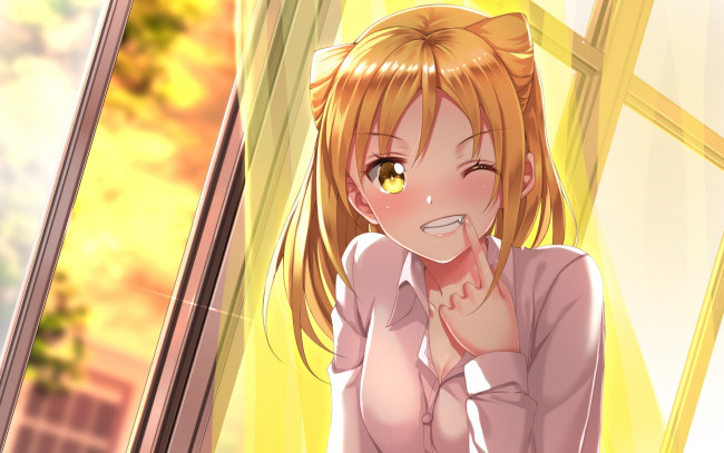 Обои картинки фото аниме, sword art online, девушка, взгляд, фон