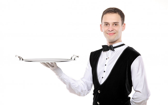 Обои картинки фото мужчины, - unsort, официант