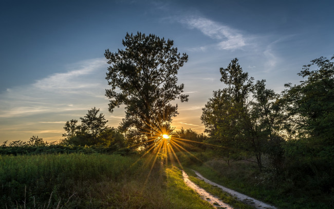 Обои картинки фото природа, восходы, закаты, рассвет