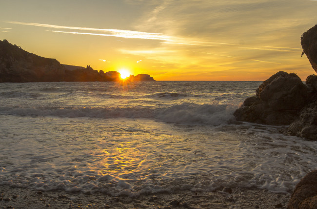 Обои картинки фото природа, побережье, рассвет