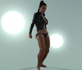 Картинка 3д+графика люди+ people взгляд девушка фон