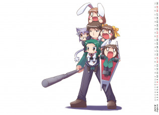 Картинка календари аниме дубина взгляд человек