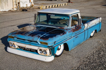обоя 1965-gmc-custom, автомобили, custom pick-up, gmc