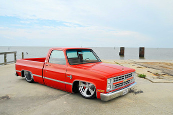 обоя 1987-chevy-c10, автомобили, custom pick-up, chevrolet