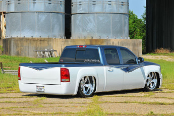 обоя 2009-gmc-sierra, автомобили, custom pick-up, gmc