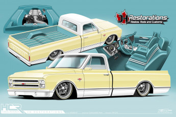 Картинка автомобили векторная+графика paint